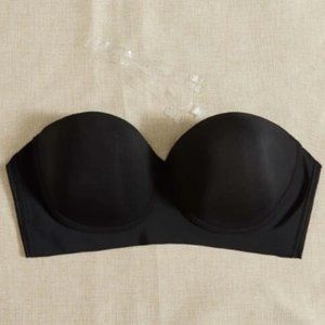 Plus Solid Underwire Tube Bra